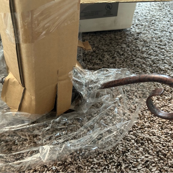 Semi-Flush Mount Light Fixture - Picture 3 of 4